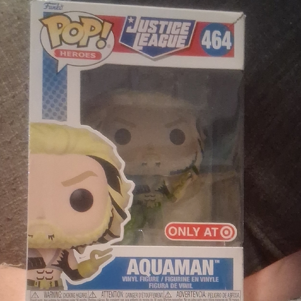 Funko Pop! Heroes Aquaman #464 Target Exclusive - Justice League (Damaged Box)